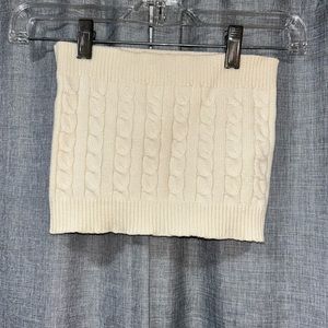 Cream SHEIN Tube Top